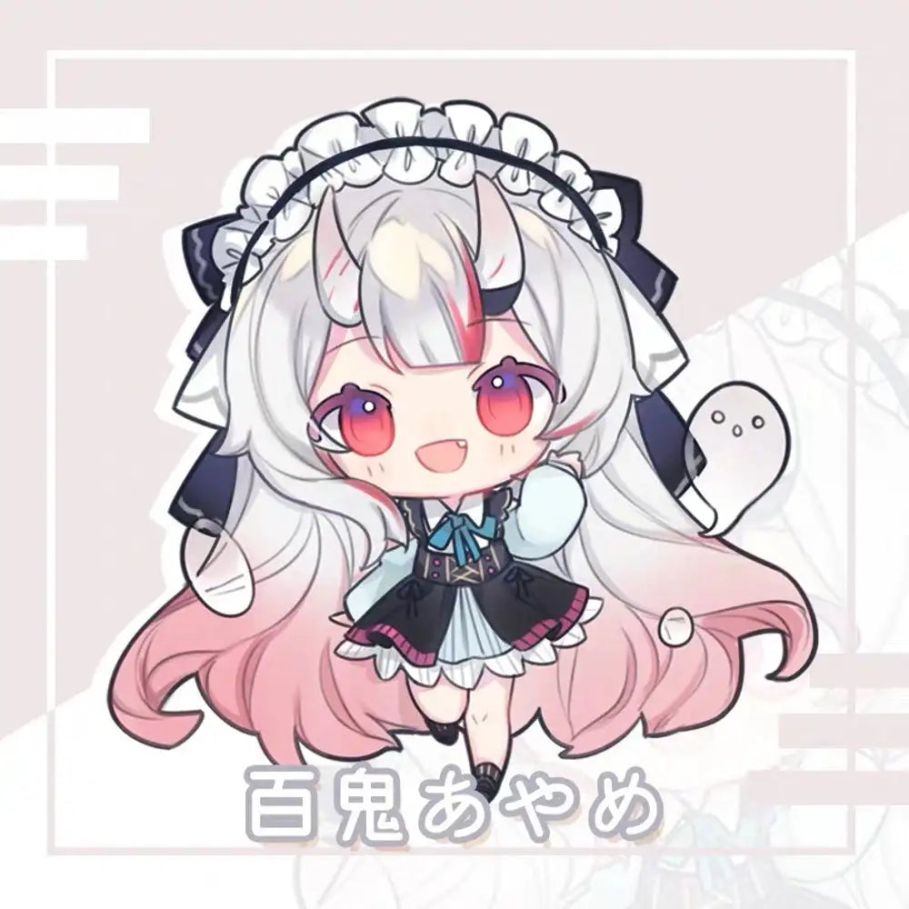 Luminous⭐Merch LuminousMerch Hololive Vtuber - Nakiri Ayame Double-sided Acrylic Keychain Custom & Doujin